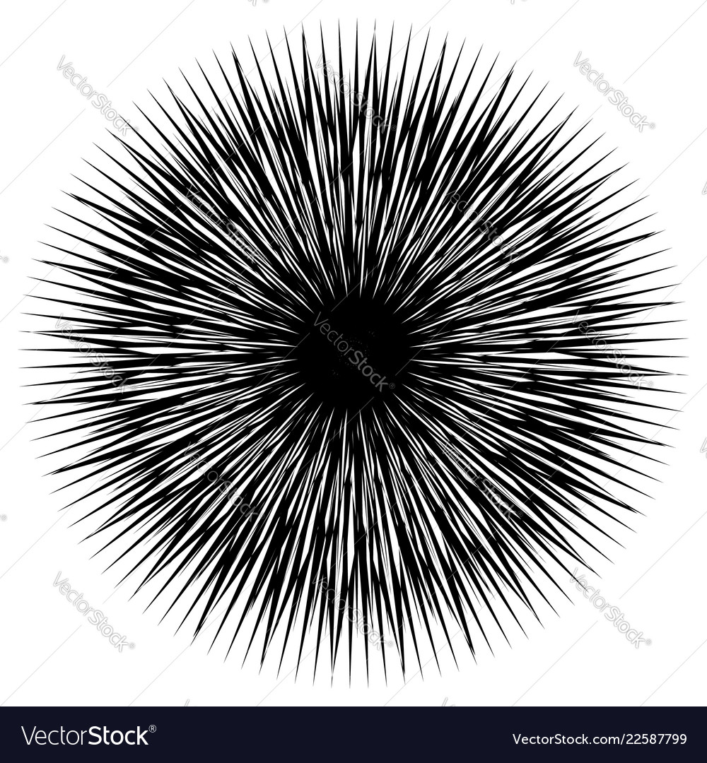 Geometric circle with distorted shapes rotating vector image Geometric circle with distorted shapes rotating
