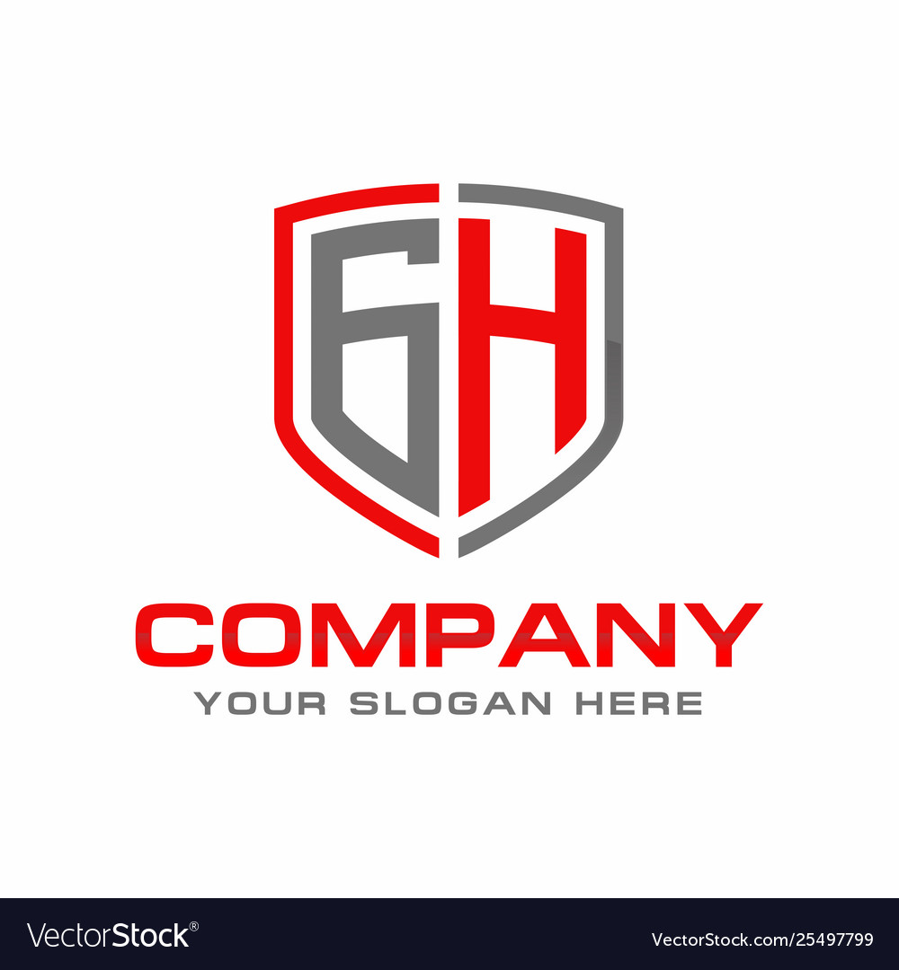 Gh logo Royalty Free Vector Image - VectorStock