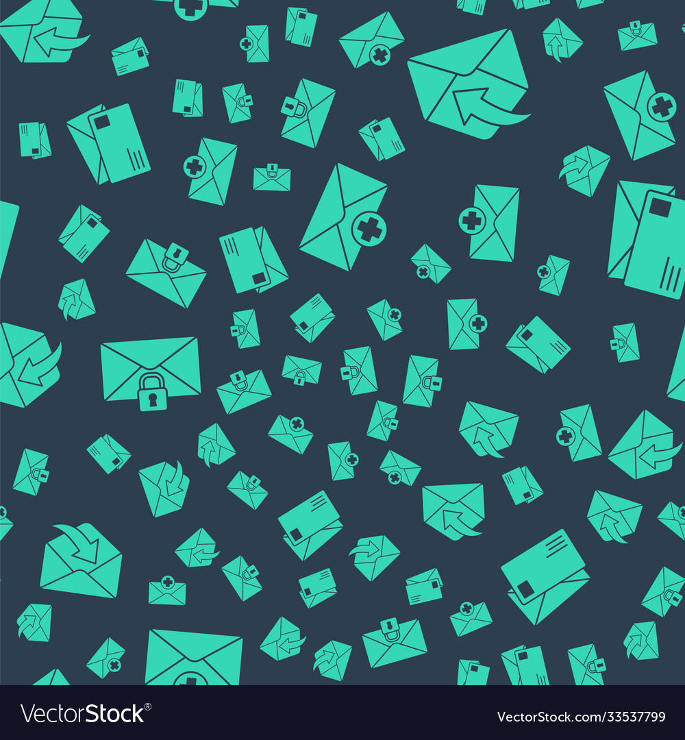 Set received message concept envelope mail vector image Set received message concept envelope mail