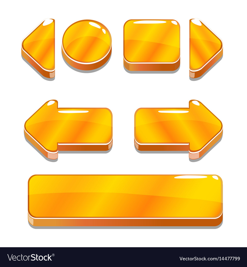 Shiny Gold Buttons - Game UI