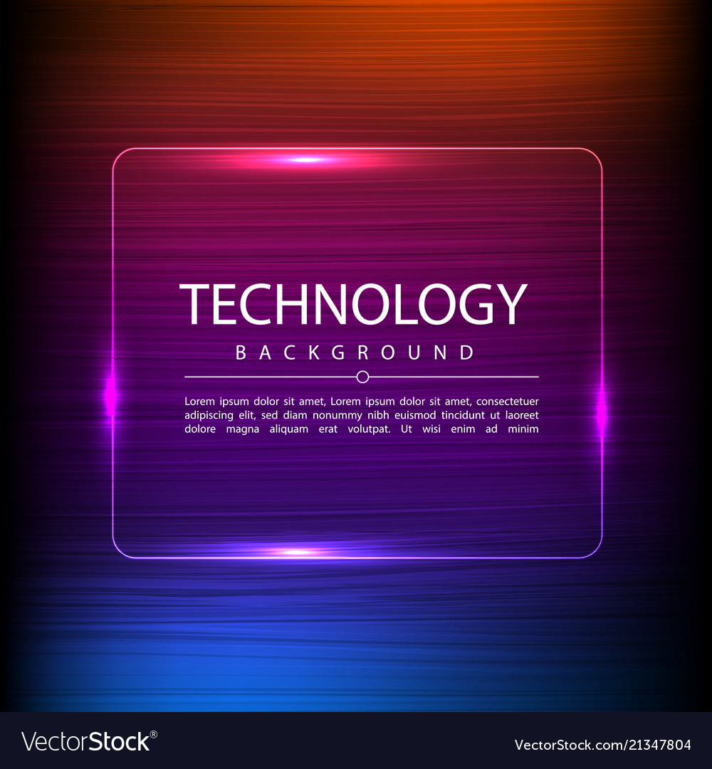 Abstract Technology Hexagon Background
