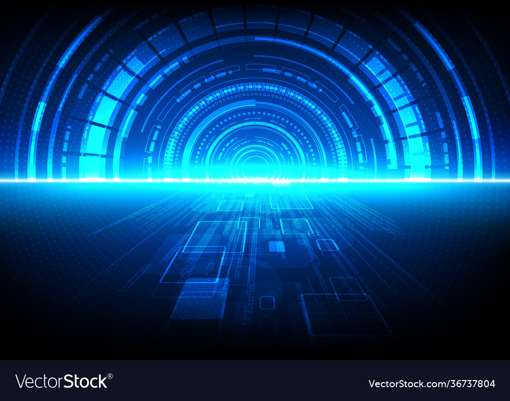 Circuit technology background with hi-tech digital vector image Circuit technology background with hi-tech digital