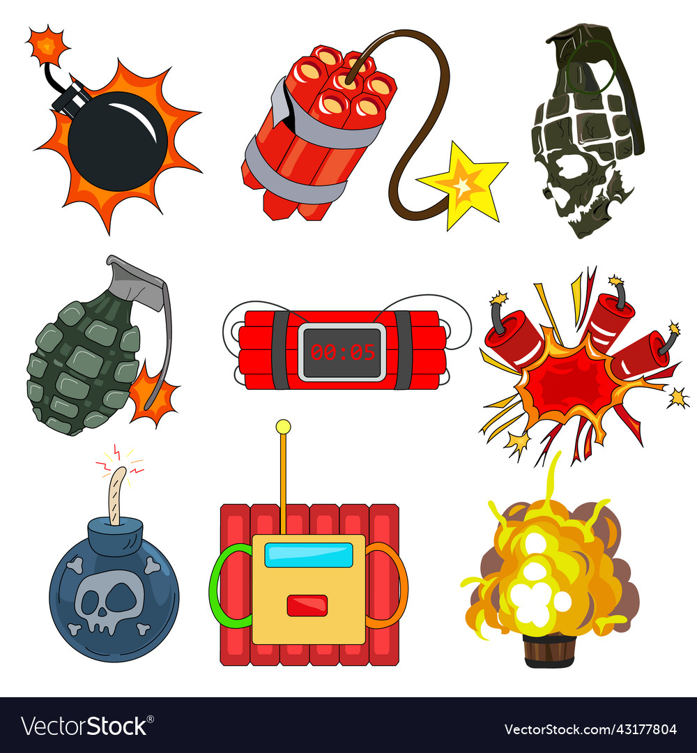 Dynamite Bomb Royalty Free Vector Image Vectorstock Dynamite Bomb Royalty Free Vector Image Vectorstock