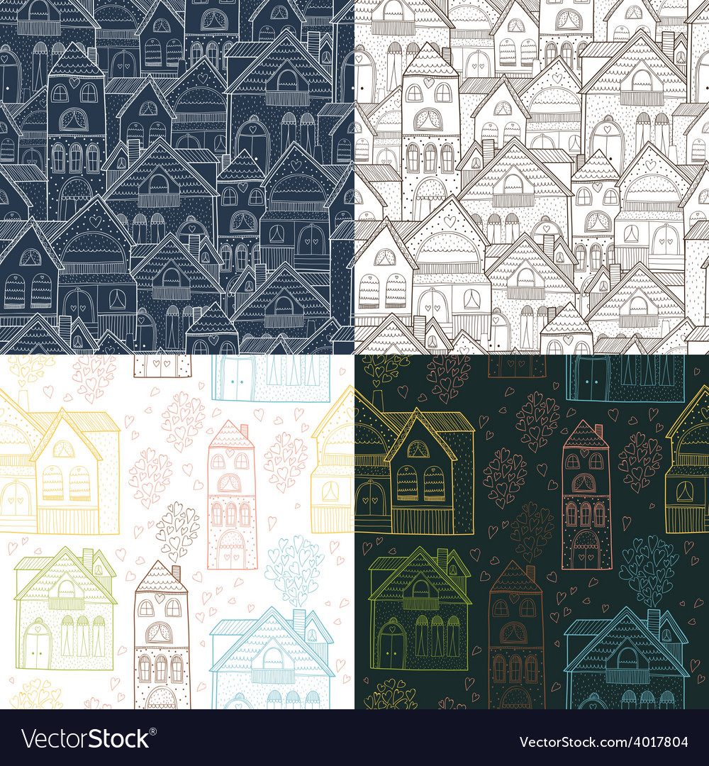 Home background set Royalty Free Vector Image - VectorStock