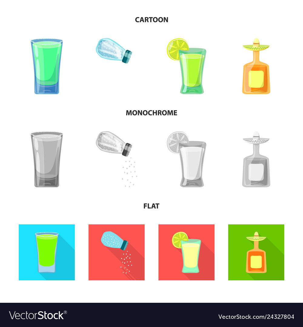 Isolated object of cafe and latin symbol set vector image Isolated object of cafe and latin symbol set