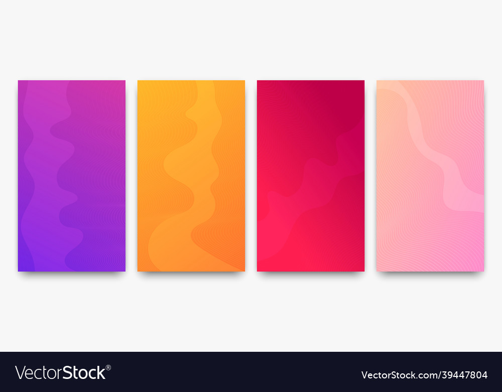 Modern colorful gradient background with wave vector image Modern colorful gradient background with wave