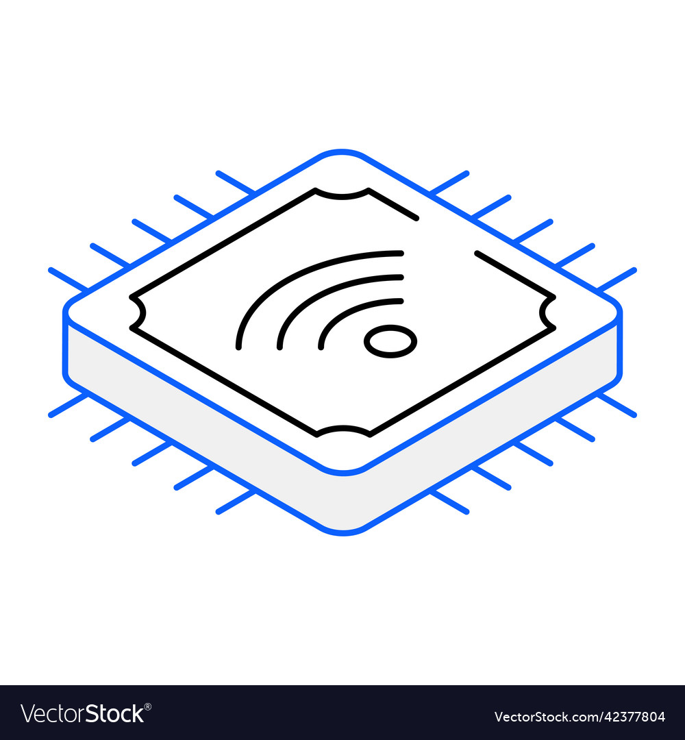 Processor Royalty Free Vector Image - VectorStock