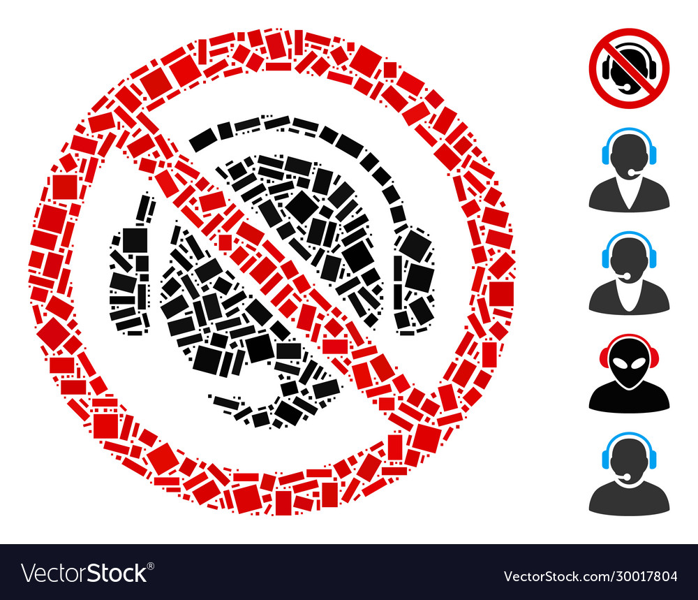 Rectangular mosaic no support operator Vector Image Rectangular mosaic no support operator