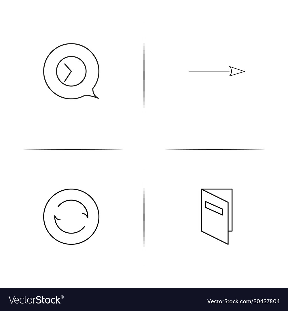 Web und Text einfache lineare Icon setsimple Umriss