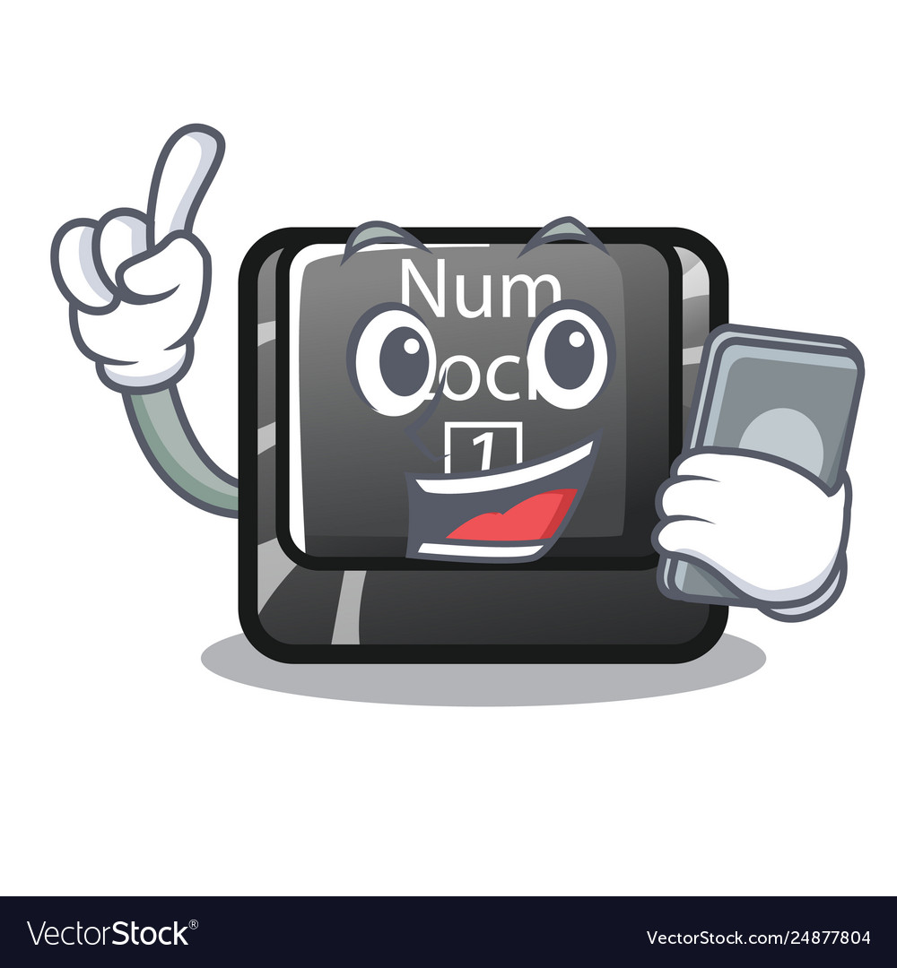 With phone num lock isolated character