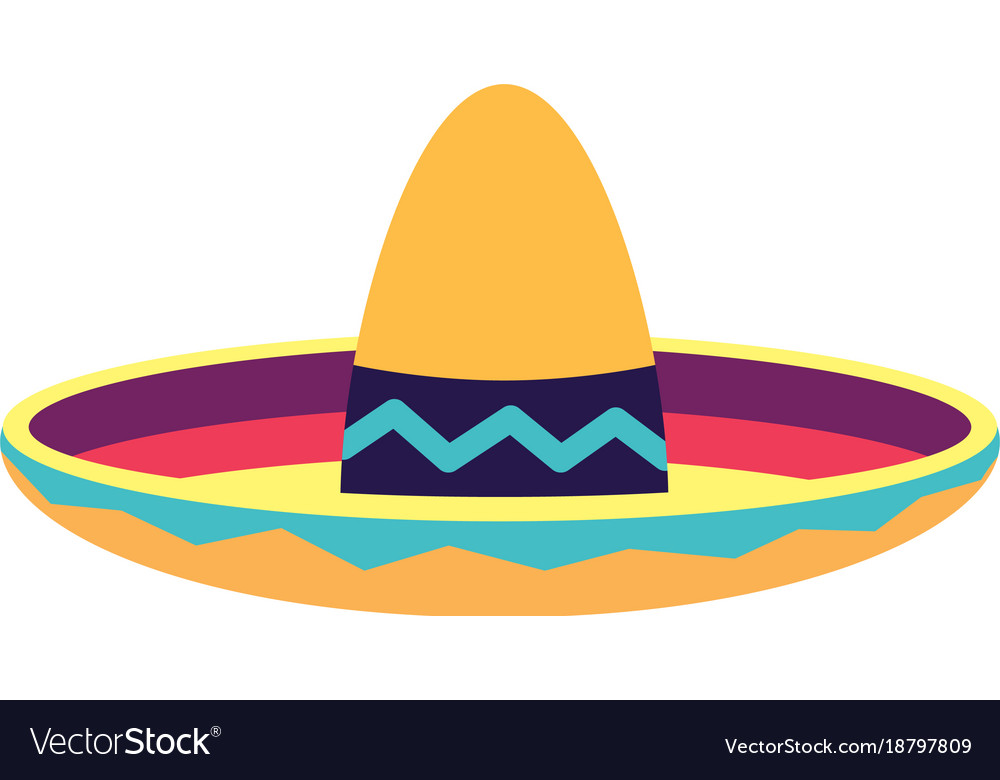 Isolated hat design Royalty Free Vector Image - VectorStock