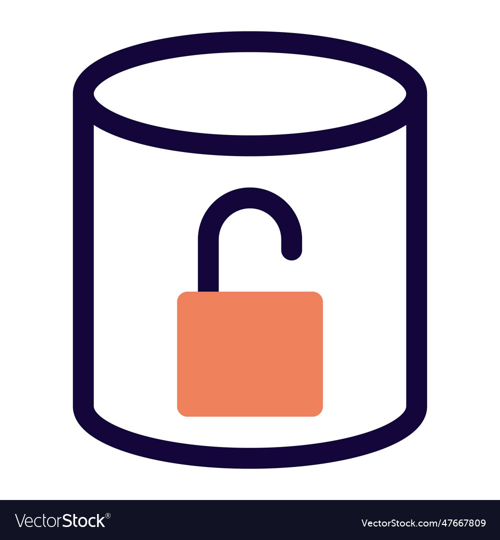 Locked removed from a database or unsecure