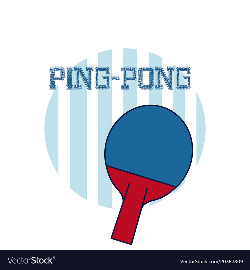 Ping pong racket