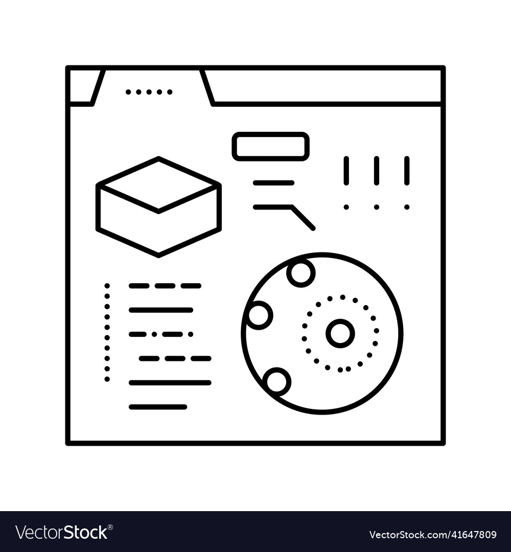 Reading information of soil testing in internet Vector Image Reading information of soil testing in internet