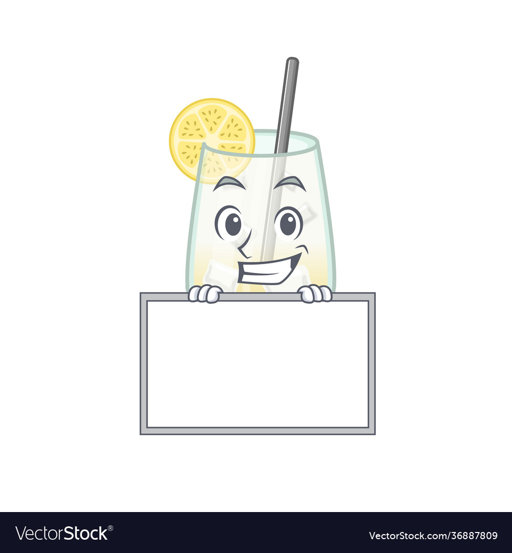 Tom Collins Cocktail Cartoon Design Stil