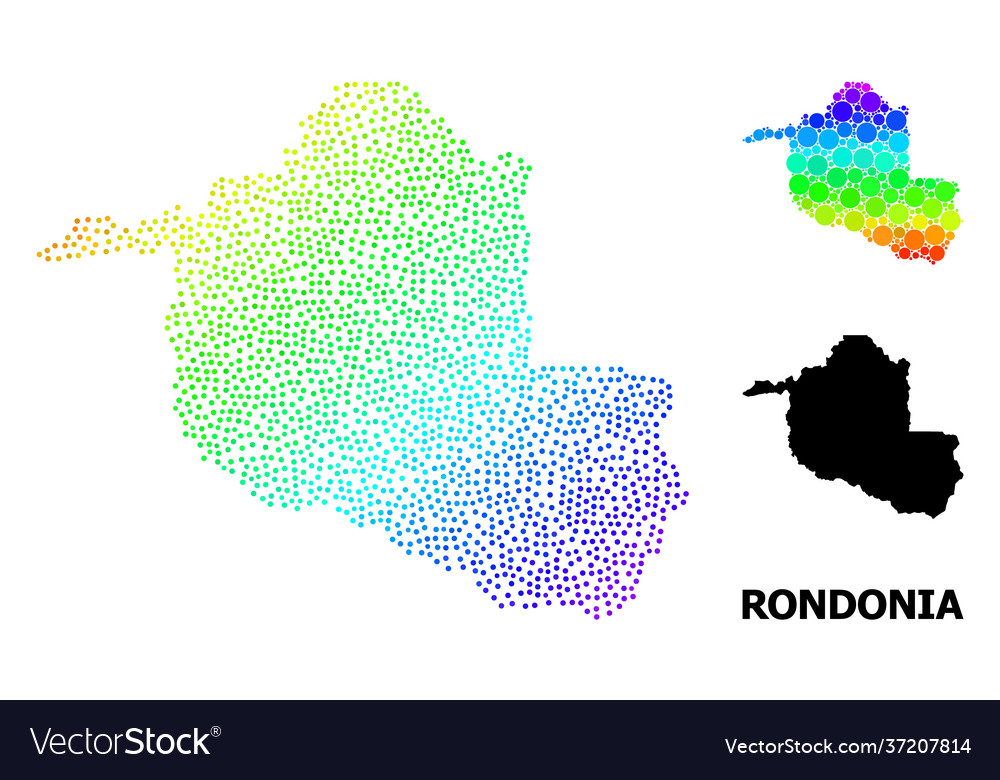 Spectral dot map rondonia state