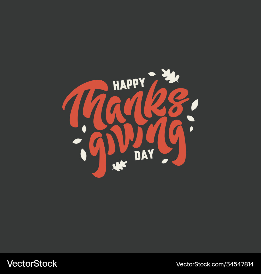 Thanksgiving design elements Royalty Free Vector Image
