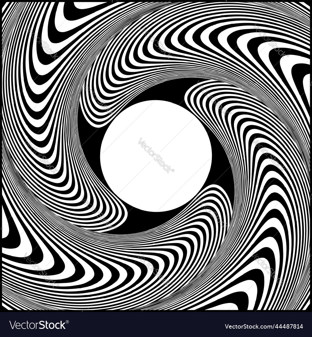 Twisting Whirl Op Art
