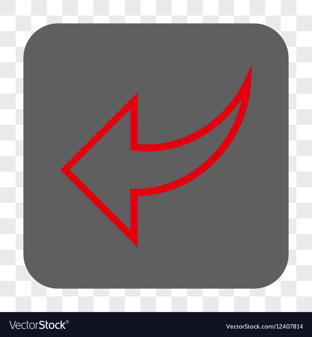 Undo rounded square button