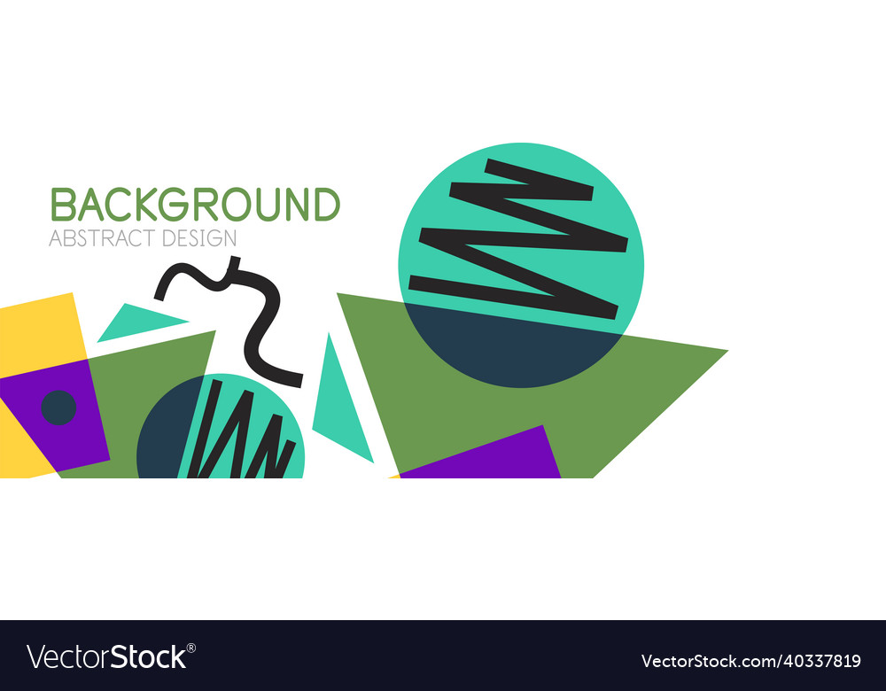 Abstract background blocks lines triangles vector image Abstract background blocks lines triangles