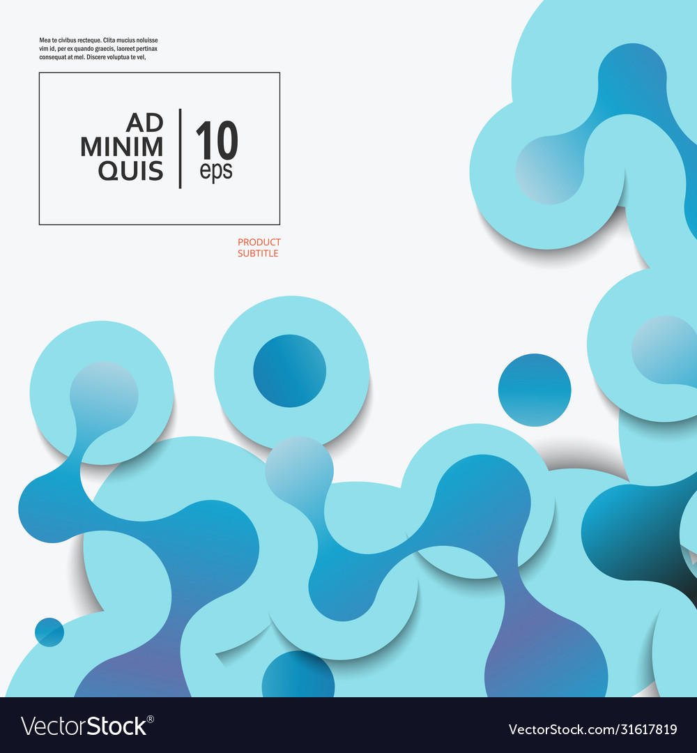 Abstract background with connect circles vector image Abstract background with connect circles