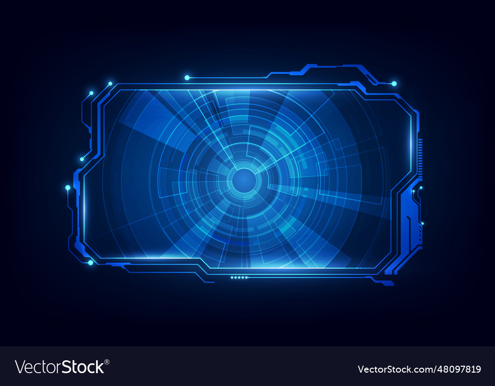 Abstract hud ui gui future futuristic screen