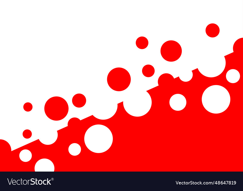 Abstract red circle pattern random minimal vector image Abstract red circle pattern random minimal
