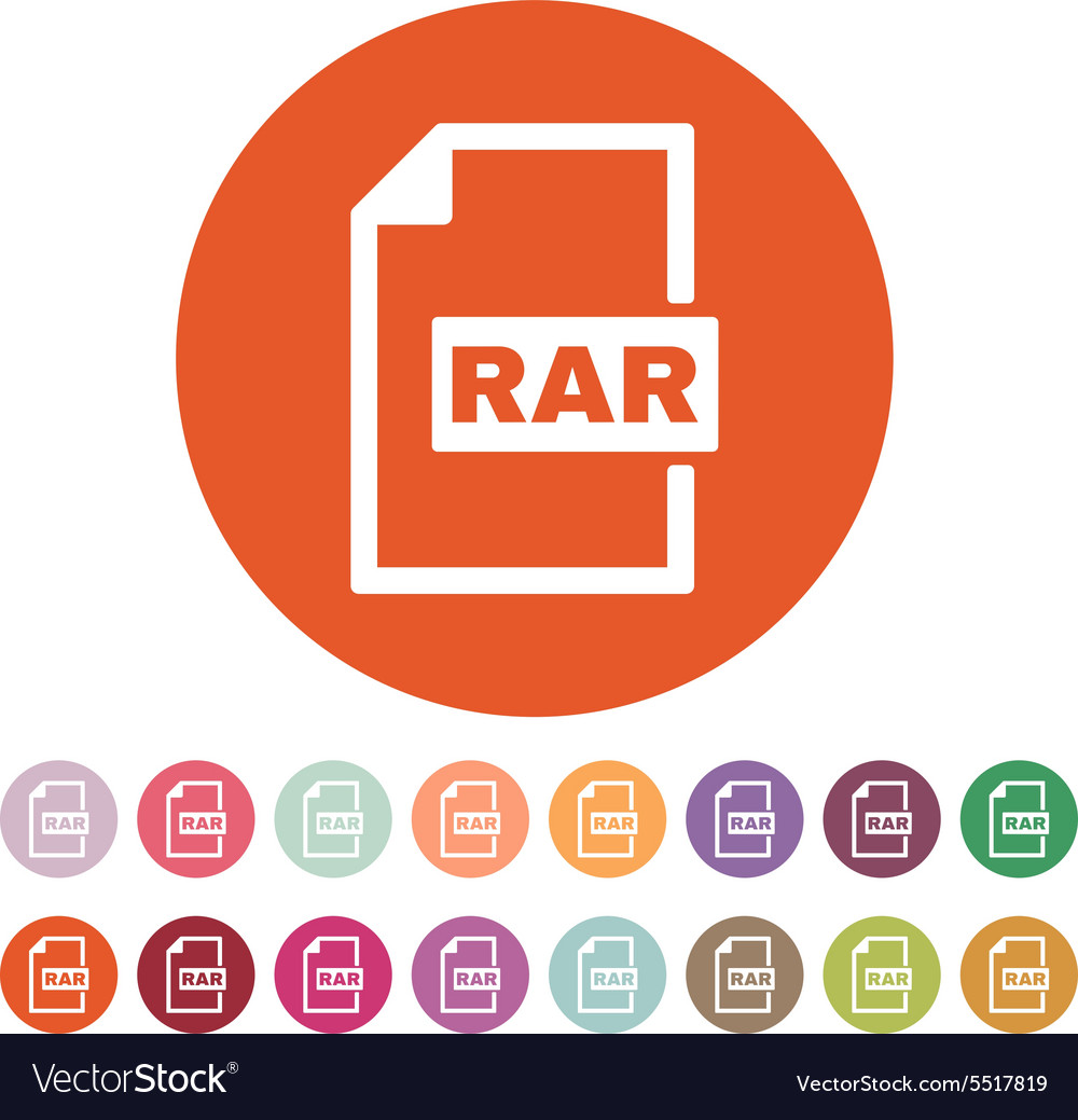 Rar file icon archive and compressed symbol