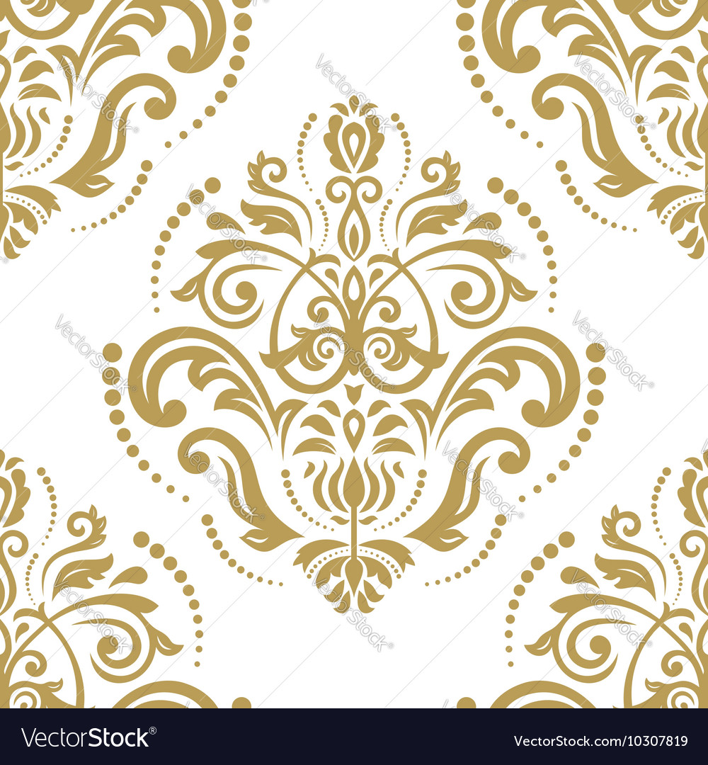 Seamless damask pattern