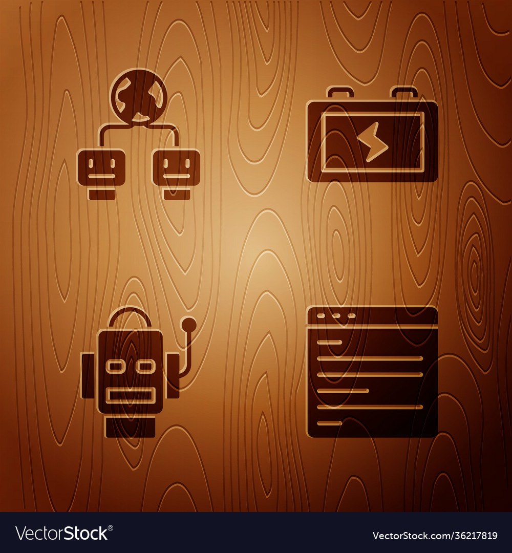 Computer api Schnittstelle künstlich vector image Computer api Schnittstelle künstlich