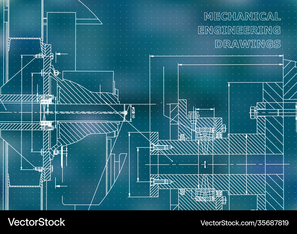 Technical mechanical engineering backgrounds Vector Image