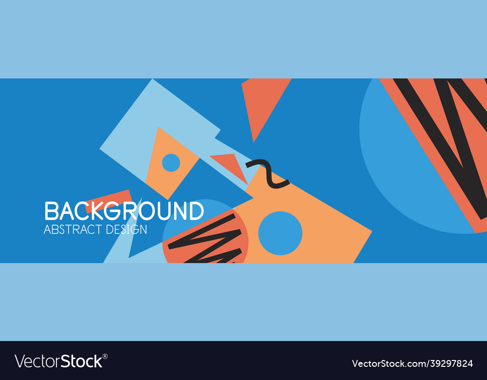 Abstract background blocks lines triangles vector image Abstract background blocks lines triangles