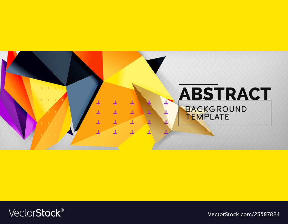 Abstract background flying color geometric