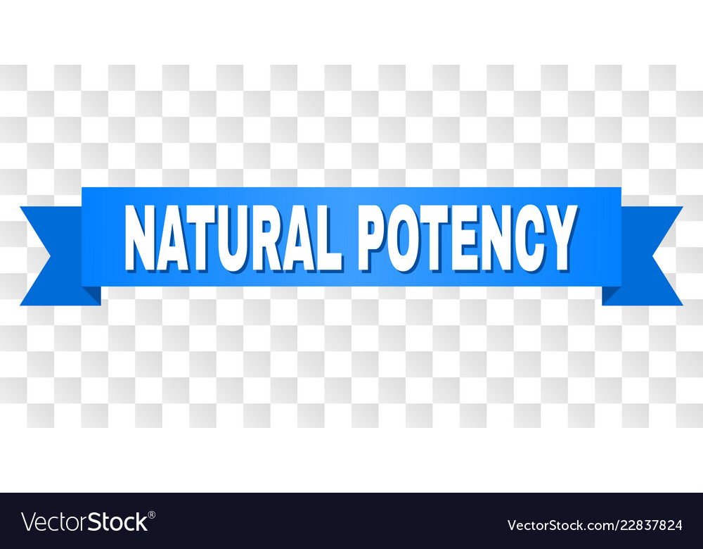 Blue ribbon with natural potency title