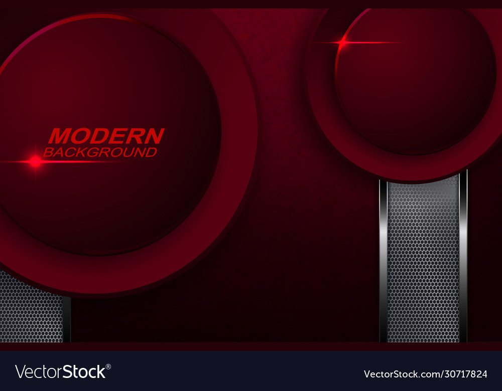 Dark red background with a marble effect round vector image Dark red background with a marble effect round