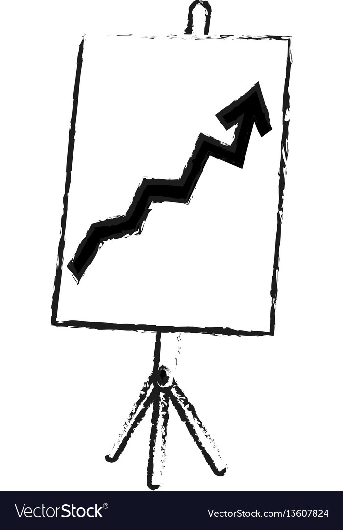 Graph chart icon image vector image Graph chart icon image