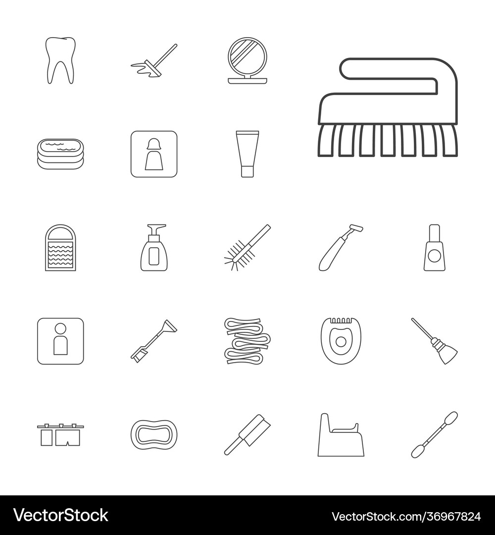 Hygiene icons Royalty Free Vector Image - VectorStock