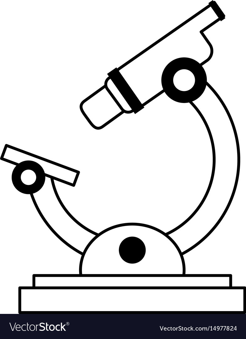 Microscope science icon image