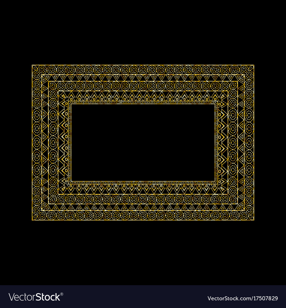 Ornate frame and borders set