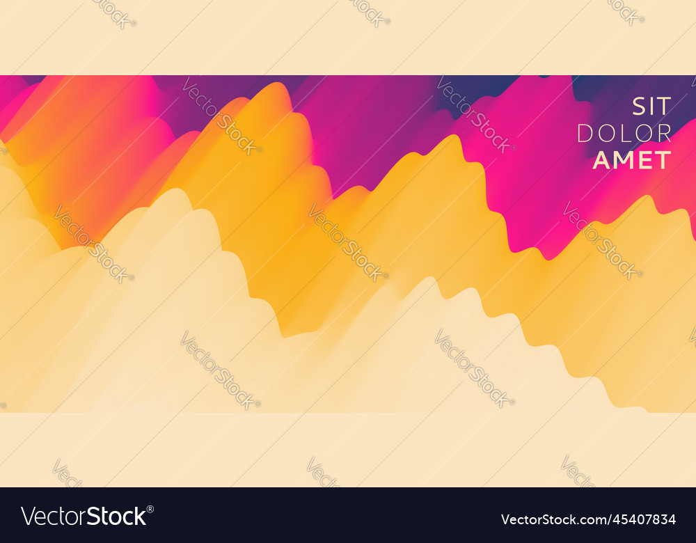 Abstract Wavy Gradient Background