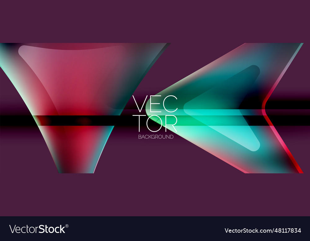 Fluid gradient arrow abstract vibrant arrows vector image Fluid gradient arrow abstract vibrant arrows