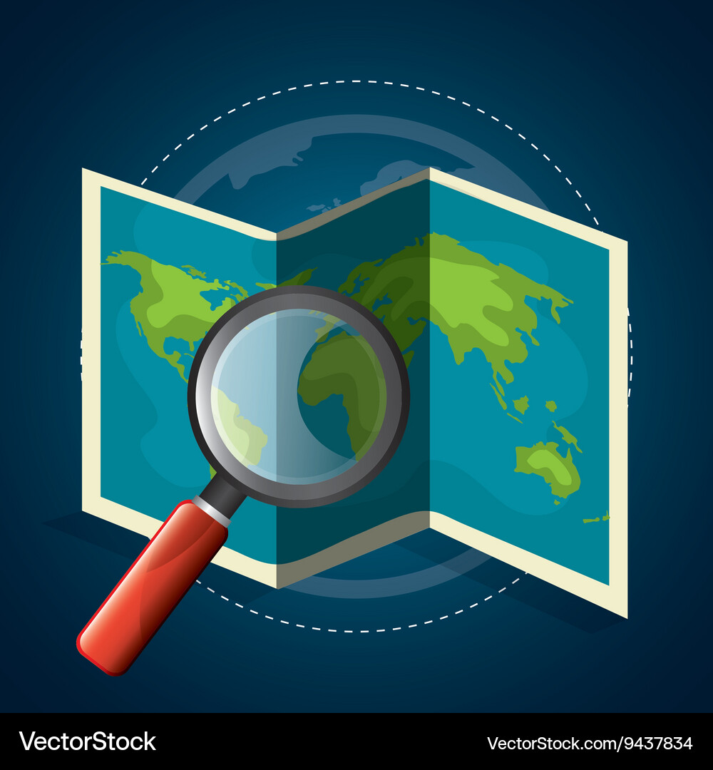 Gps navigation design Royalty Free Vector Image