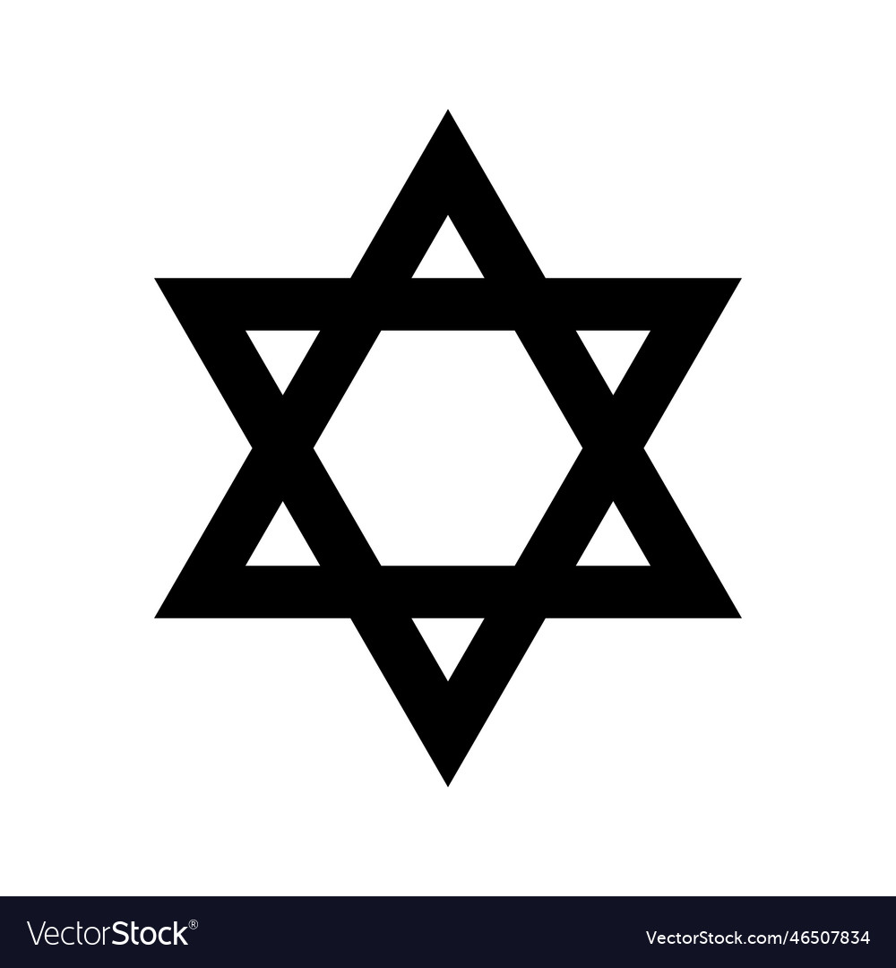 Magen david star of symbol judaism