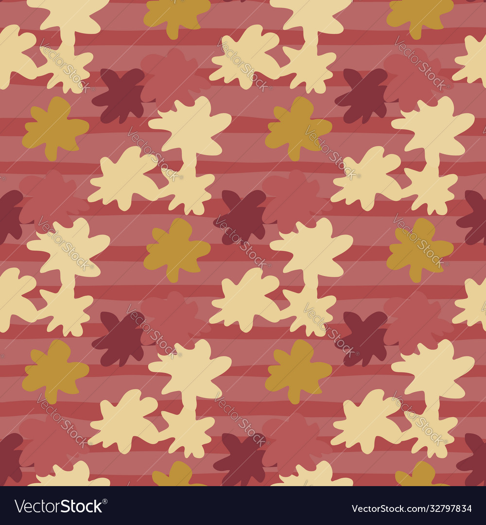 Seamless pattern with abstract star figures vector image Seamless pattern with abstract star figures