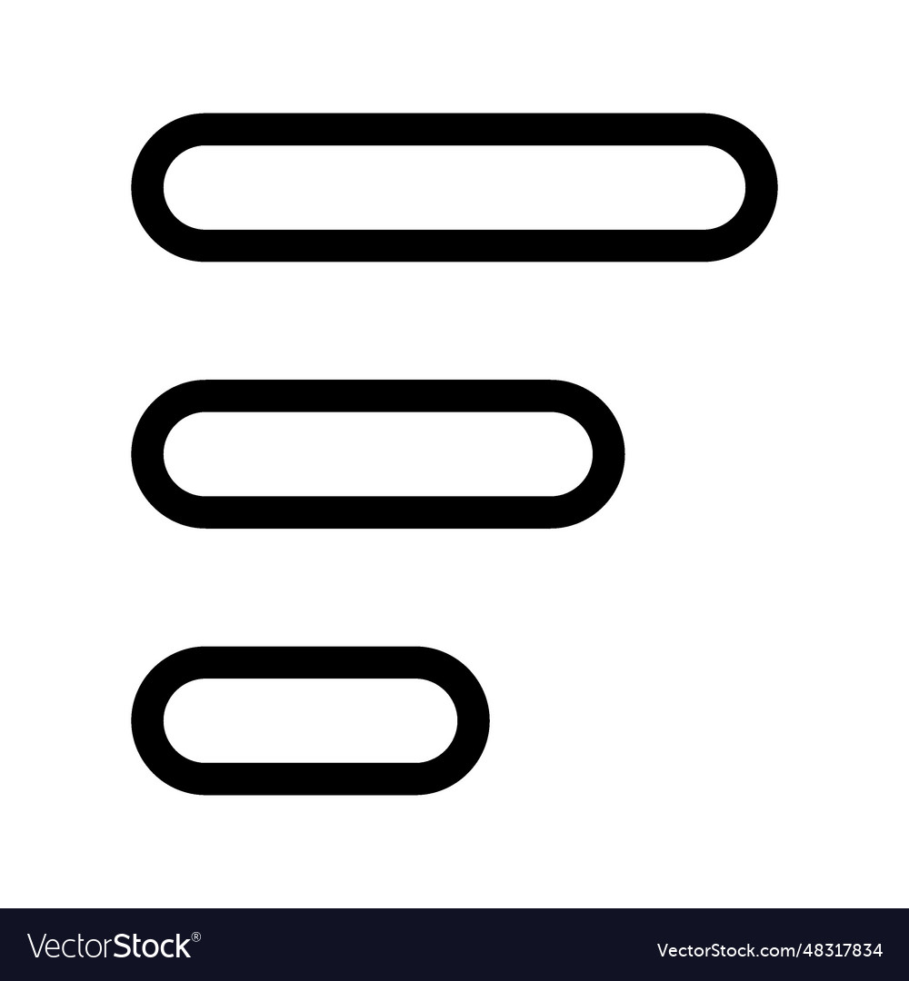 Sorting icon vector image Sorting icon