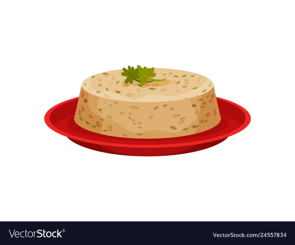 Soy food on plate white background