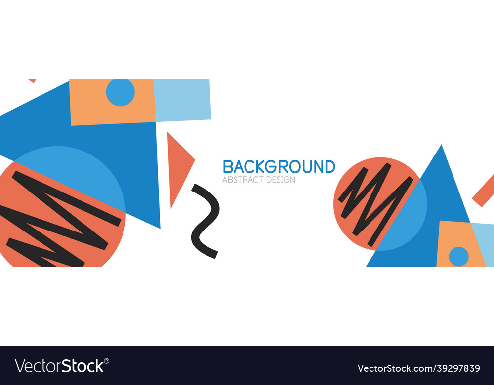 Abstract background blocks lines triangles vector image Abstract background blocks lines triangles