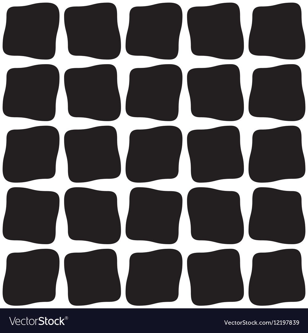 Black and White Square Grid Pattern