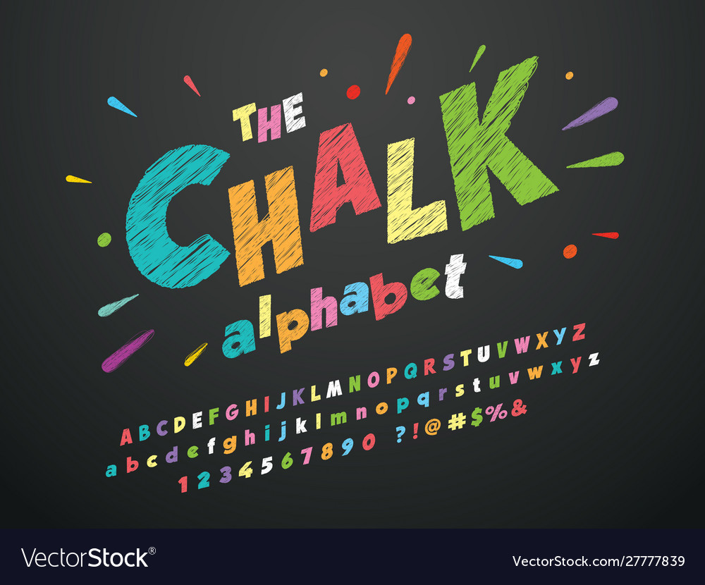 Chalk font