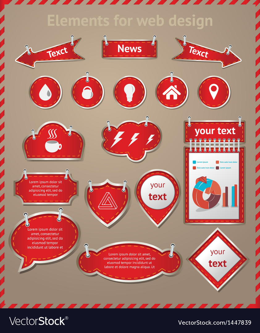 Elements for web design